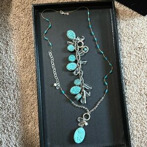 “Look at me” turquoise set